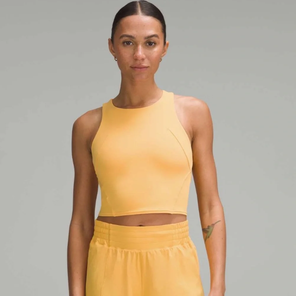 Lululemon Wunder Train Racerback Tank Top Orange Mango Dream Women’s Size 0
